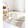 thumbnail image 4 of Spring Easter Kitchen Dish Towels for Drying Dishes Set of 2, Rabbits Eggs Eucalyptus Branches Flowers Waffle Weave Microfiber Hand Tea Bathroom Towels Quick Dry & Absorbent Towel 12x12, 4 of 7