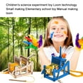 thumbnail image 3 of Weaving Loom Foldable DIY Hand-Knitting Model Safe Prop Wooden Manual Capacity Double Learning Toys Teaching Tools Smart Knitting Machines for Kid, 3 of 7