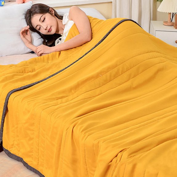 PATLOLLAV Summer Quilt Cooling Comforter Summer Cooler Quilt Cooler Comforter Double Sided Cold Effect Blanket Cooler Fiber Ice Blanket For All-Season Lightweight for Hot Sleepers and Night Sweat