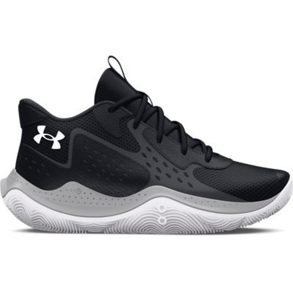 Under Armour Unisex Kids' Grade School Jet '23 Basketball Shoes Black/Jet Gray/White - 3026635-004