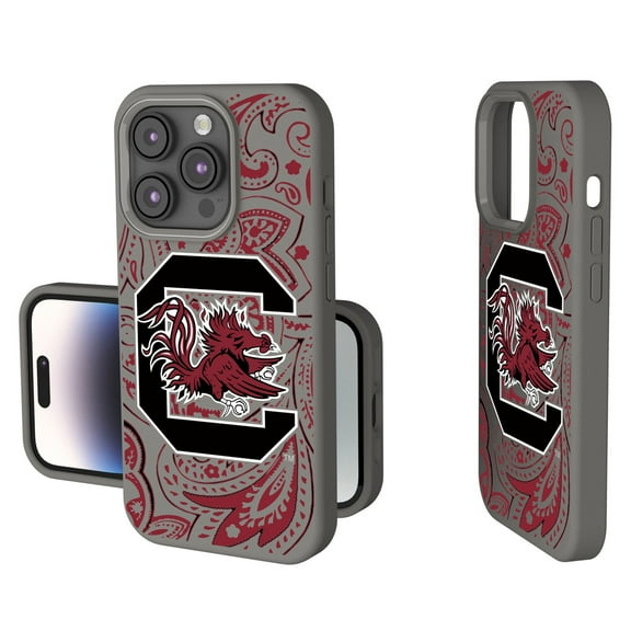 South Carolina Gamecocks Paisley iPhone Soft Touch Case