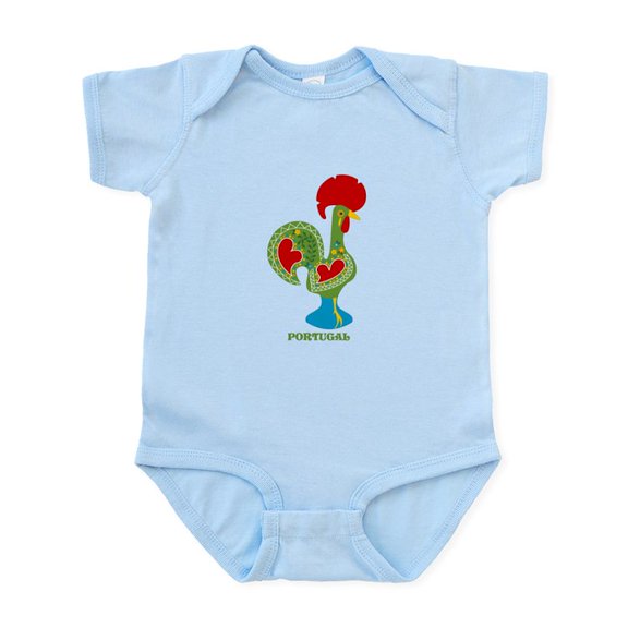CafePress - Traditional Portuguese Rooster Body Suit - Baby Light Bodysuit, Size Newborn - 24 Months