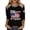 BlackB&03^0310U, variant on 250 Year American Anniversary Shirt 1776-2026 Flag Print 3/4 Sleeves Tops for Women Independence Day Red White and Blue 4th of July Shirts for Women XL