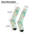 thumbnail image 5 of Balery Elephant And Flowers Fun Novelty Socks Men'S Women'S Crew Socks Funny Crazy Novelty Socks Quirky And Cool Socks, 5 of 9