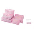 thumbnail image 6 of Foleable 6pcs Waterproof Travel Bag Clothes Luggage Organizer Quilt Blanket Storage Bag Suitcase Pouch Packing Cube Bags (Burgundy), 6 of 7