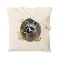 thumbnail image 2 of CafePress - Raccoon Portrait Tote Bag - Unisex Canvas Tote Bag, Beige, 1-Piece, 2 of 7