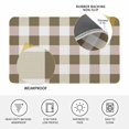thumbnail image 3 of Brown Plaid Door Mat Indoor Outdoor, Spring Summer Farmhouse Buffalo Checkered Non Slip Welcome Mat with Rubber Backing, Absorbent Fabric Front Door Mats Entryway Rug for Home Patio Entrance 16"x24", 3 of 8