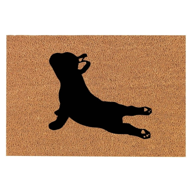 Binwennn French Bull Dog Doormat Frenchie Doormat Dog Lover Multiple Sizes Large Doormat Non Outdoor Mat Stone And Beam Throw Modern Living Room Rug Fuzzy Throw Blankets Bedroom Rugs Dorm Room Carpet