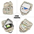 thumbnail image 5 of FORMRS Mini Backpack Purse for Women Travel Daypack Casual Shoulder Bag, Red Floral, 5 of 7