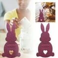 thumbnail image 2 of Binwennn Easter Bunny Purse & Plate Set Cute Rabbit Pouch And Decorative Dish For Easter Celebrations Christmas Ornament Packs And Christmas Bulbs Beautiful Christmas Ornament Glass Christmas Ornament, 2 of 6