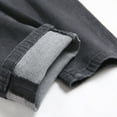 thumbnail image 5 of YLSDL Men's Skinny Fit Hip Hop Streetwear Trousers Straight Fit Jeans Comfy Stretch Denim Pants Distressed Washed Denim Pants Dark Gray XXL, 5 of 8