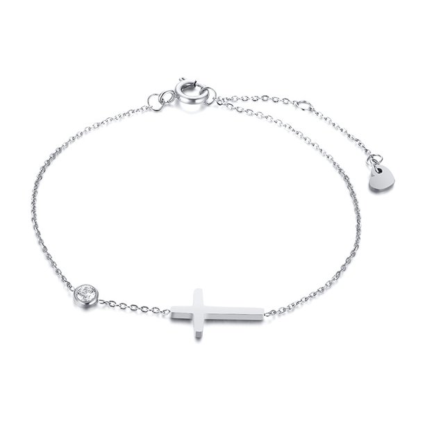 Pulsera cruzada de eslabones de cadena ultrafina Pulseras de cadena en capas apiladas de eslabones ajustables de acero inoxidable para mujer Tan Jianjun unisex