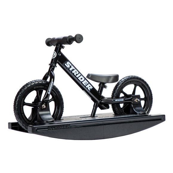 Strider - 12 Sport 2-in-1 Rocking Bike, Ages 6 months to 5 Years - Black