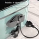 thumbnail image 1 of Envoltura de almacenamiento de cable adhesivo con clip organizador de cables de 1 pieza (gris), 1 of 5