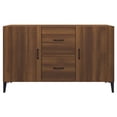thumbnail image 3 of vidaXL Sideboard Brown Oak 100x36x60 cm Engineered Wood, 3 of 5