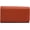 Orange, variant on Womens Large Capacity Genuine Leather RFID Blocking Cellphone Clutch Wallet Accordion Card Holder Organizer Purse Orange