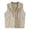 Khaki, variant on Breathable Outdoor Hiking Vest for Women, Hooded Zip Up, Mesh Lined Sun Protective Outerwear, 1 Piece, M-XXXL, Plus Size Friendly