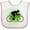 White and Pink, variant on Inktastic Cycling Bicycle Racing Biking Boys Baby Bib