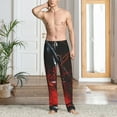 thumbnail image 3 of Cauagu Halloween Vampire Party Mens Pajama Pants Sleep & Lounge Pants,PJ Bottoms with Pockets-Large, 3 of 7