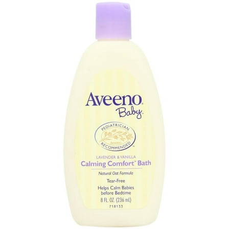 AVEENO Calming Comfort Baby Bath 8 oz (Pack of 6)