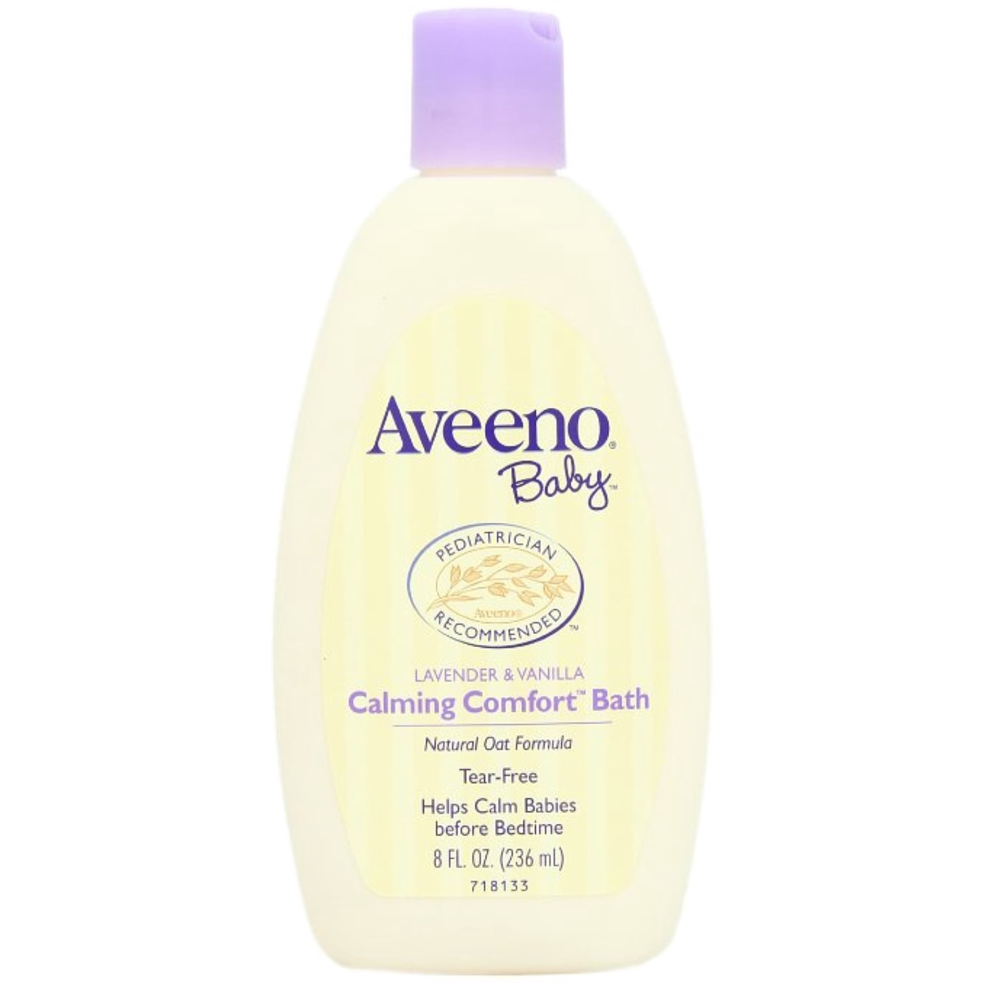 AVEENO Calming Comfort Baby Bath 8 oz (Pack of 6)