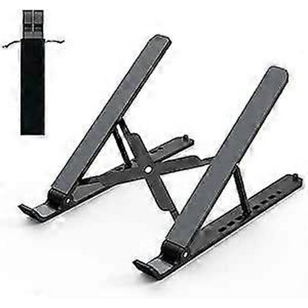Laptop Stand for Desk, Adjustable Laptop Riser ABS+Silicone Foldable Portable Computer Holder, Ventilated Cooling Notebook Stand for 10-15.6 Laptops