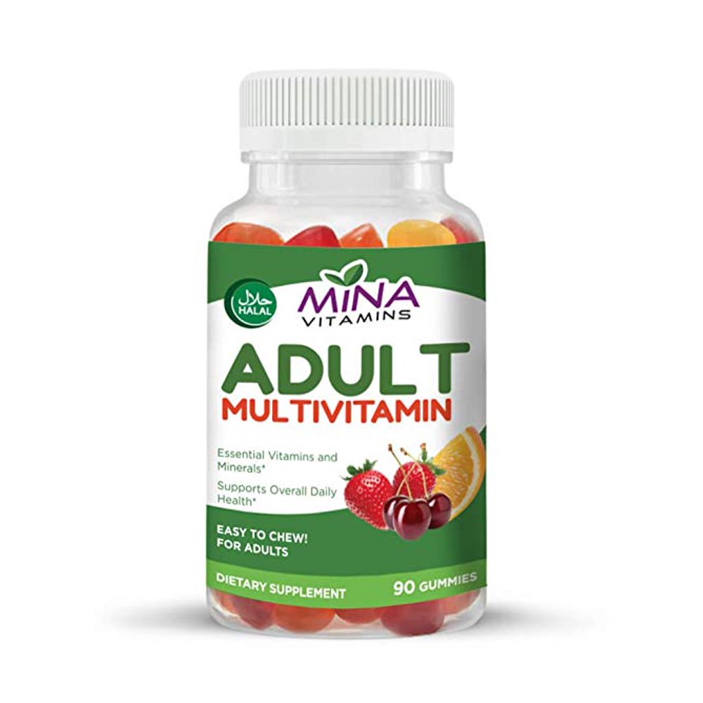 Mina Vitamins Daily Adult Halal Gummy Multivitamins 11 Essential