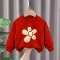 thumbnail image 4 of Gubotare Winter Clothing Set for Girls Toddler Girl Top and Pants Set Girls Fall Winter Outfits 4T 5T (Red,4-5 Years), 4 of 5