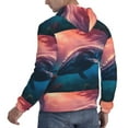 thumbnail image 6 of Naloa Sunshine Ocean Whale Men's Casual Hooded Collar Drawstring Hoodies Pullover Sweatshirts Casual Long Sleeve Shirts-4X-Large, 6 of 7
