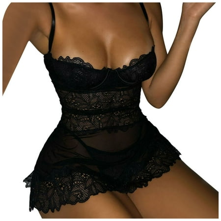 BJUTIR Women Fashion Lingerie Set Roleplay Lingerie Women Lace Lingerie Set
