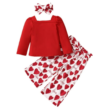 

Bjutir Cute Outfits Set For Boys Girls Toddler Kids Baby Spring Summer Striped Long Sleeve Tops Pants Headbands 3Pc Outfits Clothes
