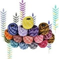 thumbnail image 2 of Fil à Broder en Ligne Point de Croix 16 Couleurs Fil de Broderie Point de Croix Câblage Manuel Bricolage Fil à Broder en Couleur (Multicolore), 2 of 8