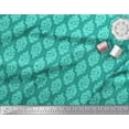thumbnail image 2 of Soimoi Poly Georgette Fabric Dot & Floral Block Print Fabric by the Yard 42 Inch Wide, 2 of 3