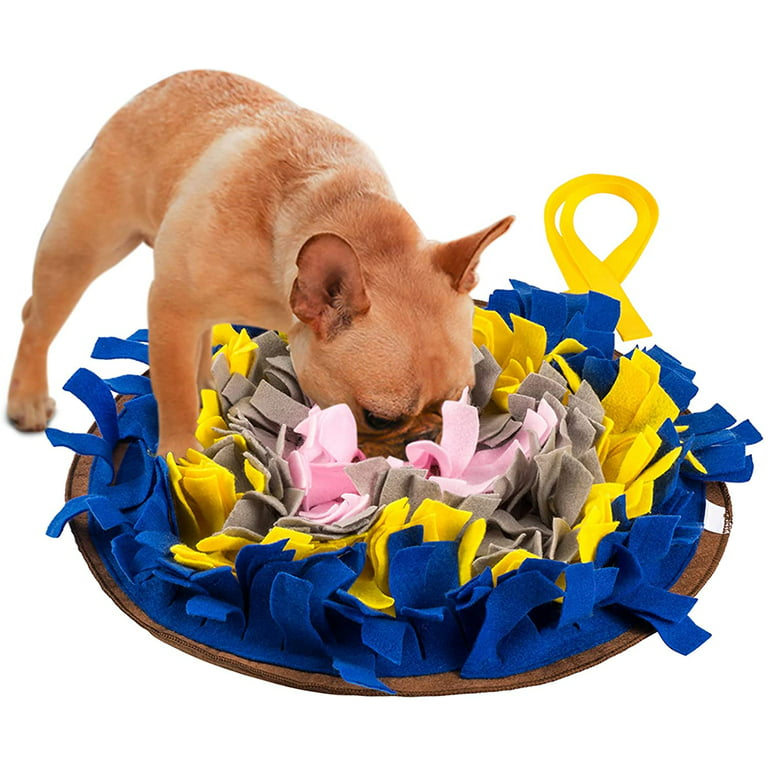  INNOLV Sniff Digging Treat, Snuffle Mat for Puppy, Dog  Enrichment Toys Mental Stimulation Boredom Play Mat for Small/Medium Dogs,  Large 40 x 28 : Pet Supplies