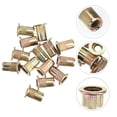 thumbnail image 4 of MasteelfCA 100 Pcs Mixed Zinc Plated Carbon Steel Rivet Nut Threaded Insert Nutsert, 4 of 7