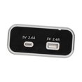 thumbnail image 3 of Miulika RV USB Outlet Panel Automotive Accessories Car Charger for Bus Boat Car AC4.8A, 3 of 8