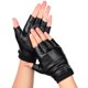 thumbnail image 4 of Guantes Deportivos PENGJTMXG Medio Dedo Cuero Negro Talla Única, 4 of 4