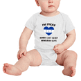 thumbnail image 2 of I'm Proof Mommy Can't Resist Honduran Guys Cute Baby Bodysuit Romper (White, 6-12 Months), 2 of 5