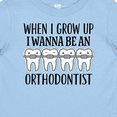 thumbnail image 4 of Inktastic Future Orthodontist Dental Care Gift Boys or Girls Baby T-Shirt, 4 of 5