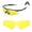Yellow, variant on Walleva Titanium Polarized Replacement Lenses And Black Earsocks For Oakley M Frame Sweep Sunglasses