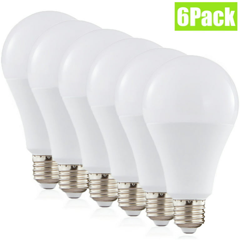 A19 LED Light Bulb 60W Equivalent, Warm White, E27 Base, Non-Dimmable LED Light Hours(1-Pack) Walmart.com