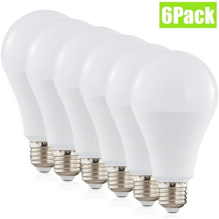

6-Pack A19 LED Light Bulb 60W Equivalent Warm White E27 Standard Base Non-Dimmable LED Light Bulb 15001 Hours