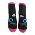 thumbnail image 3 of Gravity Threads Pattern Design Ankle Length Socks, Black Cat 2 set, 3 of 5