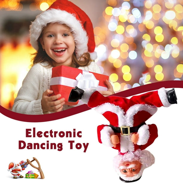 Toyslnjyigj Electric Swing Dancing Christmas Santa Claus Street Dance 