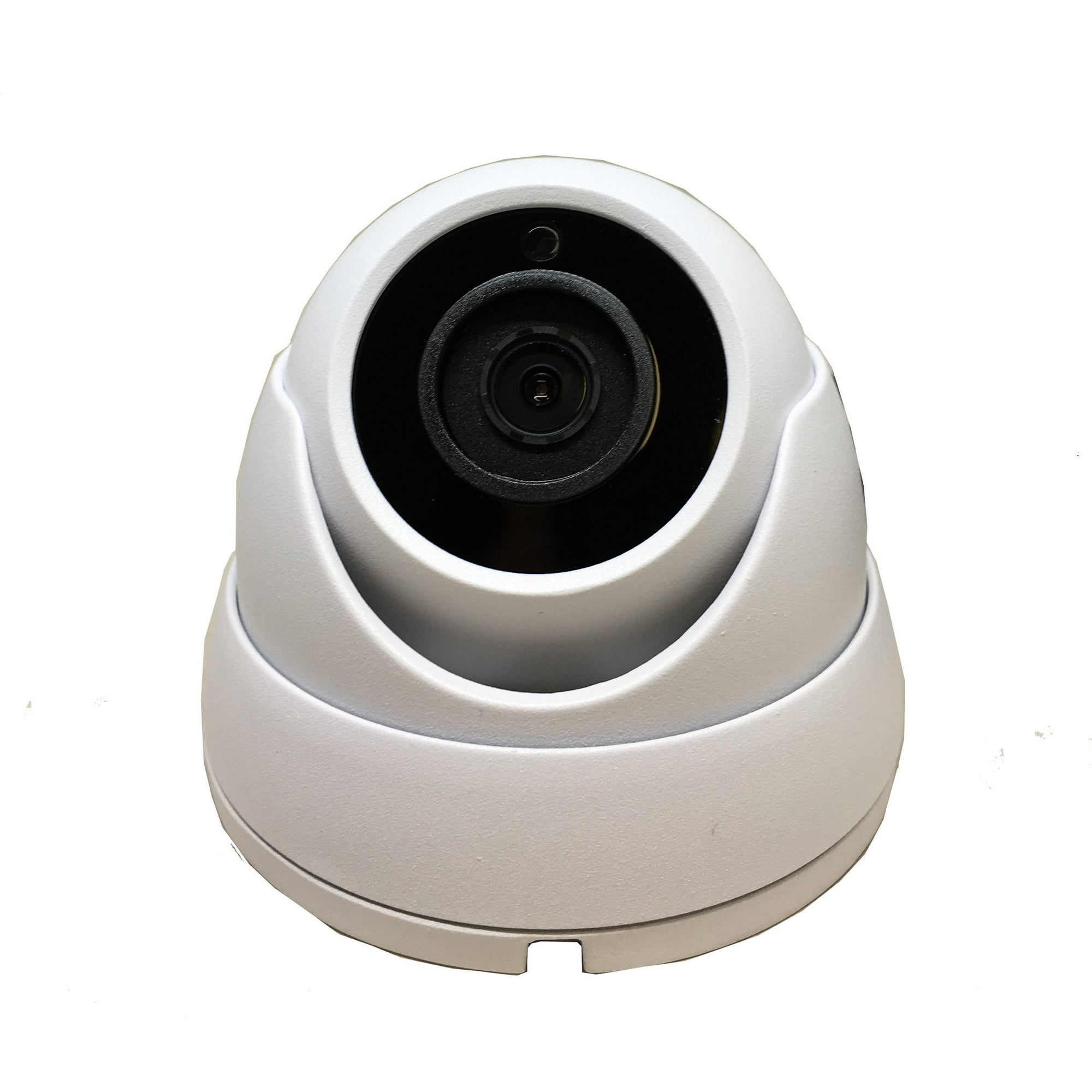 1stPV 2.8mm Fixed Lens Dome Outdoor Surveillance Camera, 2MP 4in1 (TVI/AHD/CVI/CVBS), Smart IR Tech, Analog CCTV Security Camera, Metal, White, TEL Live Local Service, 1 Pack