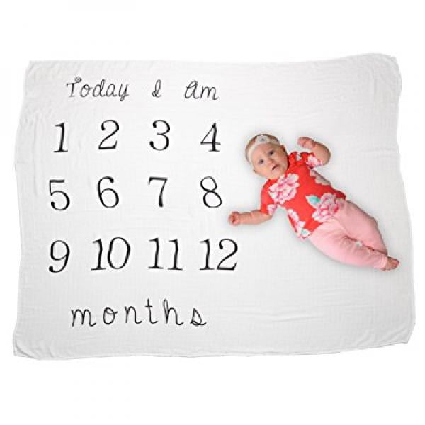 Kiddo Kind Baby Milestone Blanket Makes Unique Photo Props for Babies