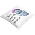 thumbnail image 3 of Bibble, I Have Multiple Mental Illnesses Square Throw Pillow Case Cushion Cover Pillowcase 18'''' x 18'''' (45cm x 45cm), 3 of 6