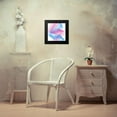 thumbnail image 4 of Aesthete 12x12 Black Modern Framed Museum Art Print Titled - Comb Strokes One, 4 of 5