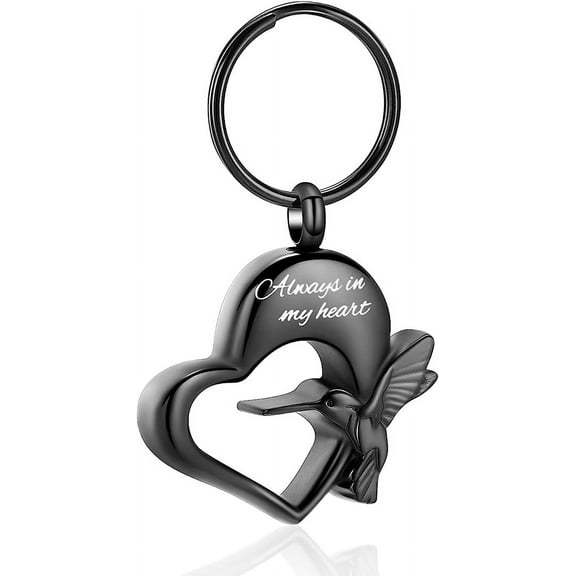 Hummingbird Cremation Keychain for Ashes Holder Urn Pendant Key chain Urn Locket Pendant Keychain Urn for Women/Men