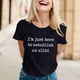 thumbnail image 2 of Camiseta con estampado sarcástico para mujer - Camiseta informal de manga corta con frases divertidas, 2 of 5